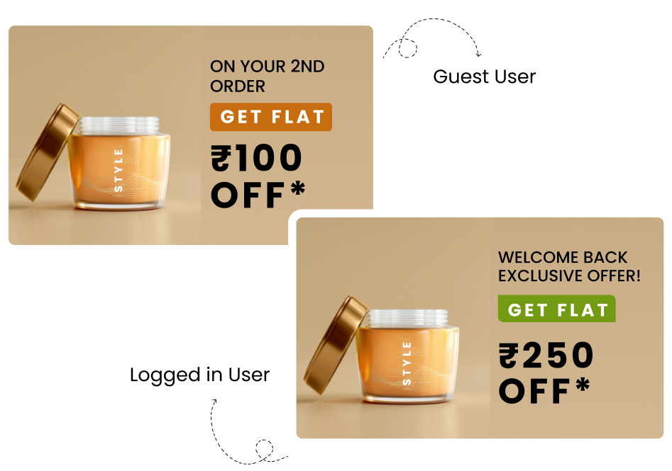 Logged-in vs Guest Users